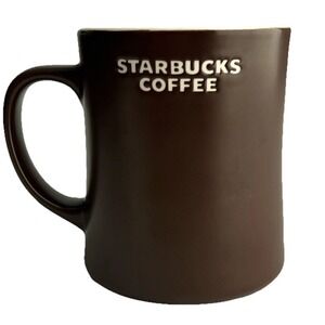 Starbucks 2009 Bone China Embossed Brown Moose Mug 16 oz Coffee Cup